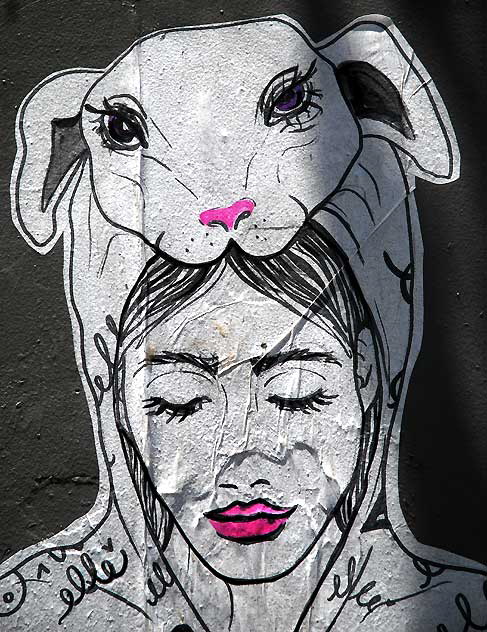 "Elle" graphic, Melrose Avenue, Monday, June 13, 2011