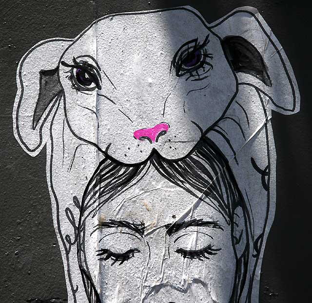 "Elle" graphic, Melrose Avenue, Monday, June 13, 2011