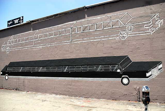 Limo Mural, Melrose Avenue, Monday, June 13, 2011