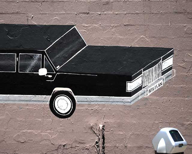 Limo Mural, Melrose Avenue, Monday, June 13, 2011