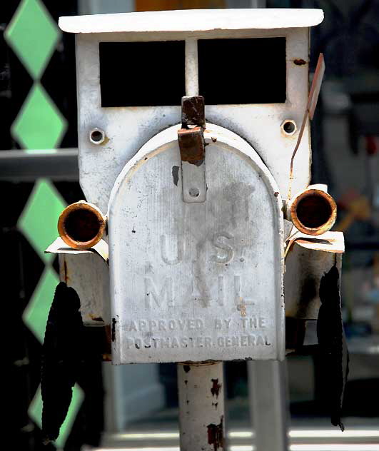 Antique Truck Mailbox at "Off the Wall" on Melrose Avenue, Monday, June 13, 2011