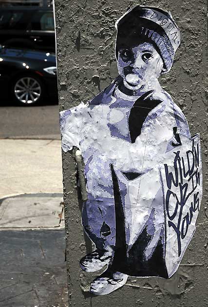 Utility Box Kid, Melrose Avenue, Monday, June 13, 2011