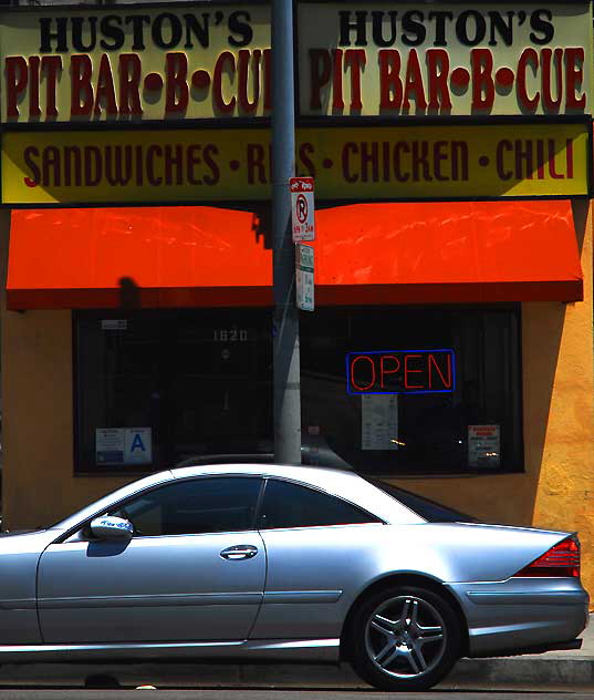 Benz and BBQ - North Cahuenga Boulevard in Hollywood