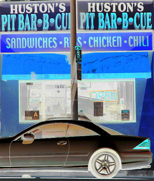 Benz and BBQ - North Cahuenga Boulevard in Hollywood