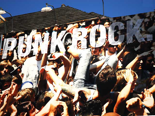 Vans "Punk Rock" billboard at the Roxy, Wednesday, June 15, 2011