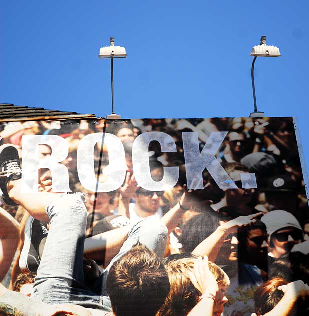 Vans "Punk Rock" billboard at the Roxy, Wednesday, June 15, 2011