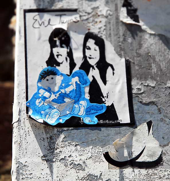 Stickers  behind the Viper Room on the Sunset Strip, Wednesday, June 15, 2011