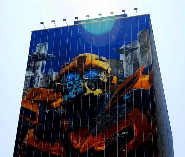 "Transformers 3-D" supergraphic, 9000 Sunset Boulevard, West Hollywood, Wednesday, June 15, 2011