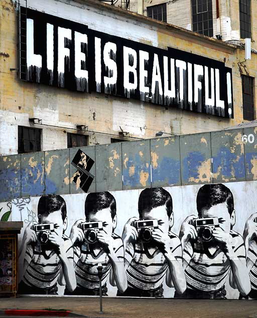 "Life is Beautiful" - 960 North La Brea Avenue, Los Angeles, Thursday, June 16, 2011