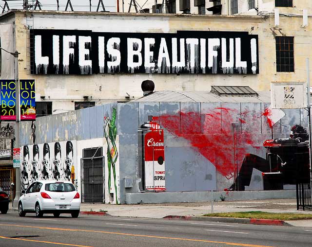 "Life is Beautiful" - 960 North La Brea Avenue, Los Angeles, Thursday, June 16, 2011