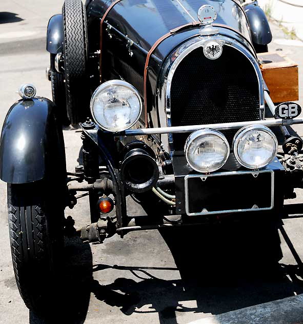 "Bugatti" - used car lot at Sunset and Hollywood Boulevard, Monday, June 20, 2011