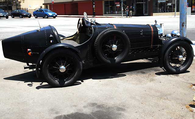 "Bugatti" - used car lot at Sunset and Hollywood Boulevard, Monday, June 20, 2011