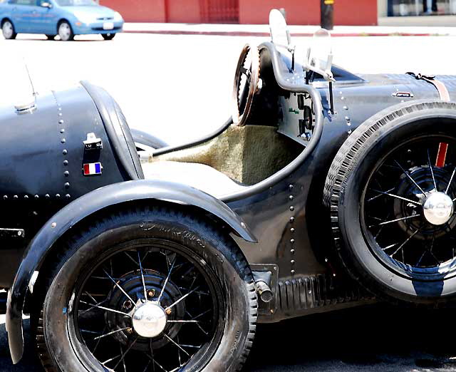 "Bugatti" - used car lot at Sunset and Hollywood Boulevard, Monday, June 20, 2011