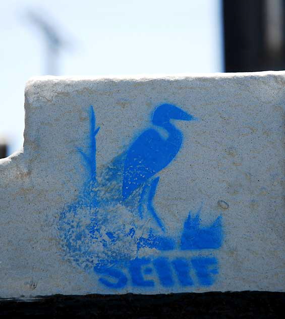 Heron Stencil, Sunset Junction