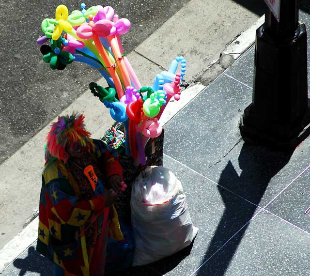 Balloon Man, Hollywood Boulevard