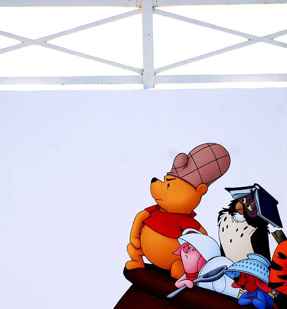 Disney "Pooh" billboard, Hollywood Boulevard