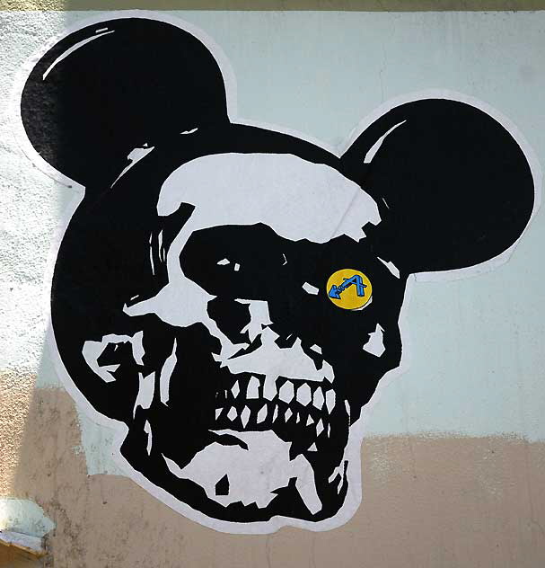 Evil Mickey Mouse, Melrose Avenue parking lot, Monday, June 27, 2011