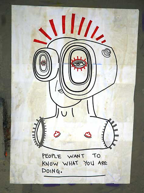"People want to know what you are doing" - Melrose Avenue, Monday, June 27, 2011 
