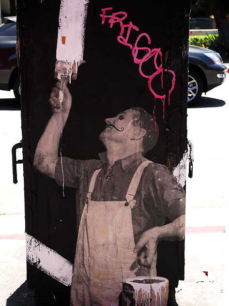 Street Art - Melrose Avenue, Monday, June 27, 2011