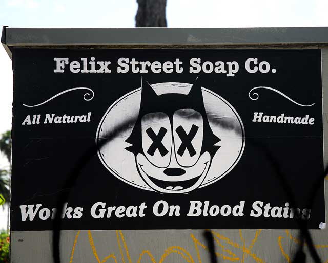 Felix Street Soap, Hollywood Boulevard at Saint Andrews Place, Tuesday, June 28, 2011