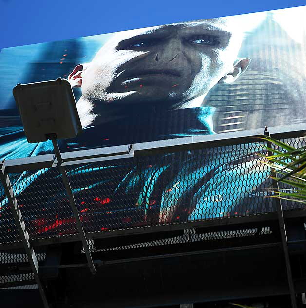 Voldemort - billboard behind Pink's Hot Dogs on La Brea in Hollywood, Friday, July 1, 2011