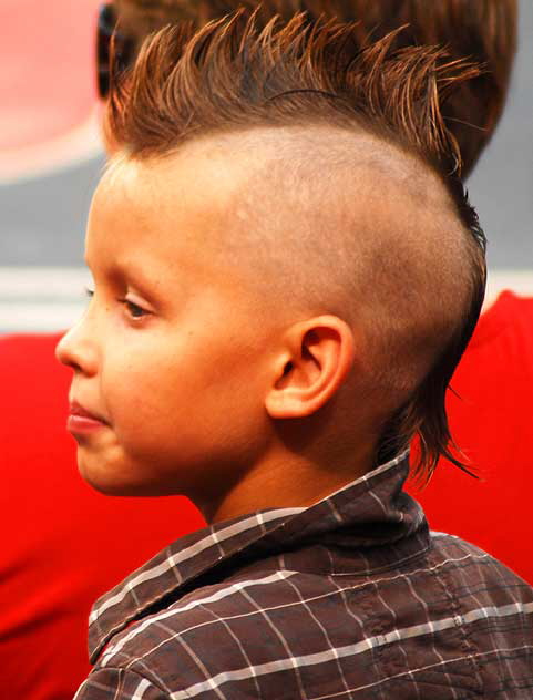 Boy with Mohawk