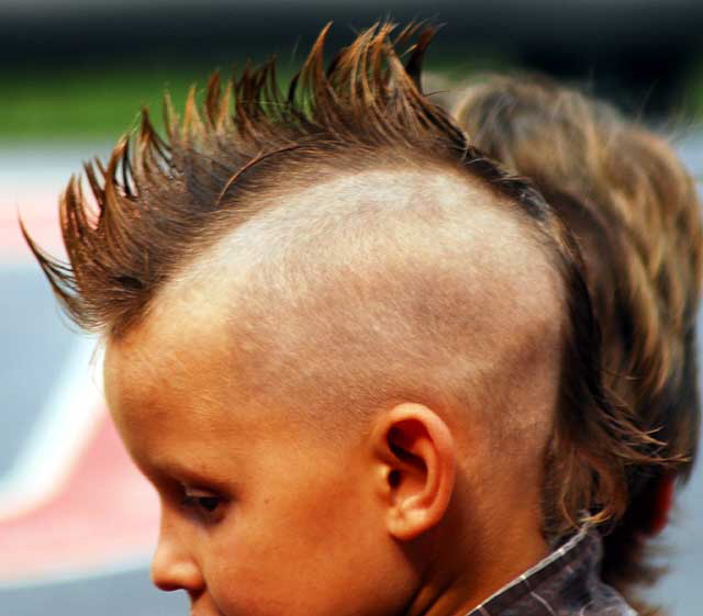 Boy with Mohawk