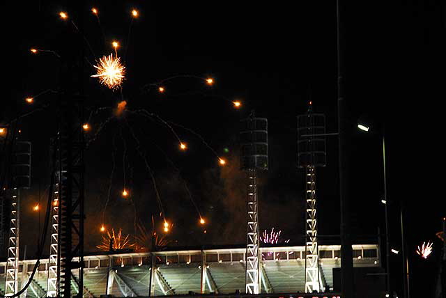 Postgame Fireworks