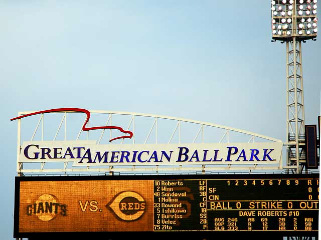 Great American Ballpark, Cincinnati, Ohio