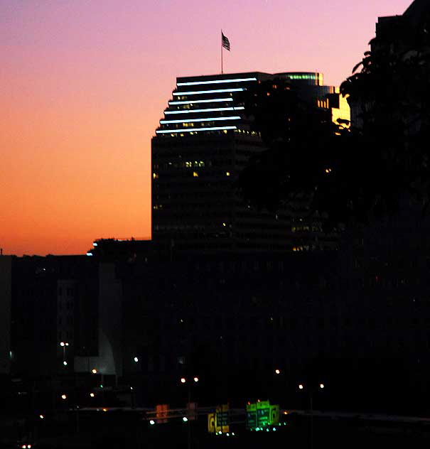 Waiting for the fireworks, Mount Adams, Cincinnati  August 31, 2008 