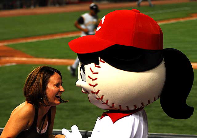 Cincinnati Reds Mascot - Rosie Red