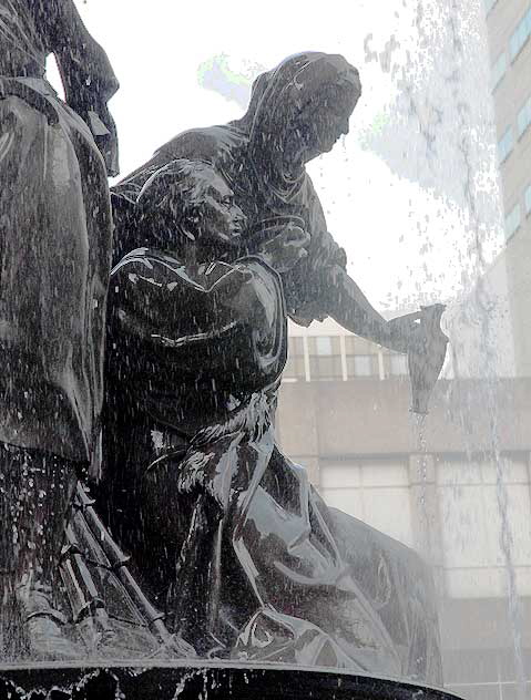 The Tyler Davidson Fountain (1871) - The Genius of Water - Fountain Square, Cincinnati, Ohio - August von Kreling and Ferdinand von Miller