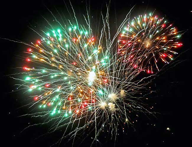 Bastille Day in Port Vendres - Fireworks Bastille Day in Port Vendres - Fireworks