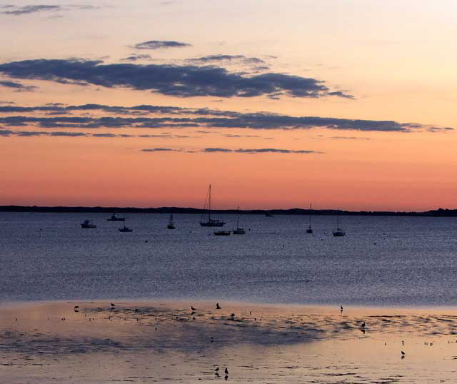 Sunrise, Provincetown, Massachusetts, Monday, October 11, 2010 - photograph copyright  Martin A. Hewitt - used by permission, all rights reserved