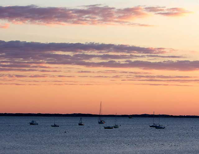 Sunrise, Provincetown, Massachusetts, Monday, October 11, 2010 - photograph copyright  Martin A. Hewitt - used by permission, all rights reserved