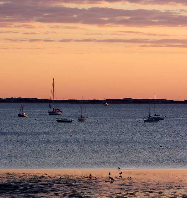 Sunrise, Provincetown, Massachusetts, Monday, October 11, 2010 - photograph copyright  Martin A. Hewitt - used by permission, all rights reserved