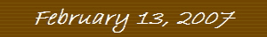 February 13, 2007