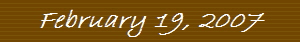February 19, 2007