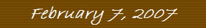 February 7, 2007