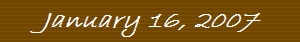 January 16, 2007