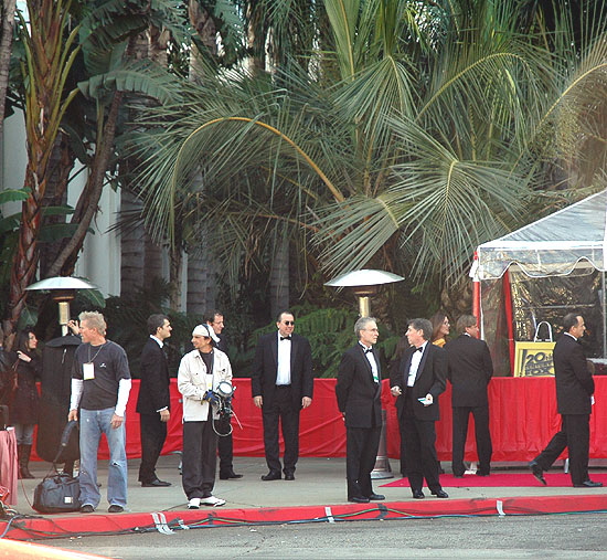 Golden Globe Awards - the third most-watched awards show each year, after the Oscars and Grammys.  It's something that has been going on out here since 1944 - awards for motion pictures and, now, television programs, given out each year at a formal dinner.  This year it was at the Beverly Hilton.  