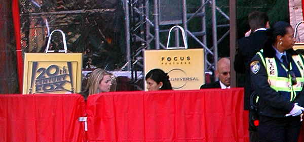 The "goody bag" area… 2007 Golden Globes