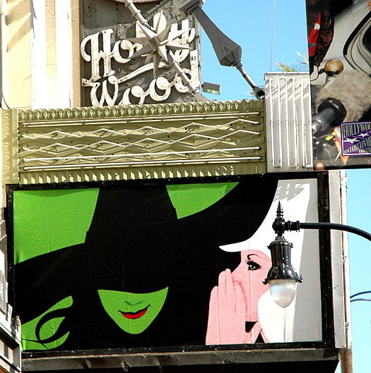 Hollywood Boulevard - "Wicked" is playing at the Pantages
