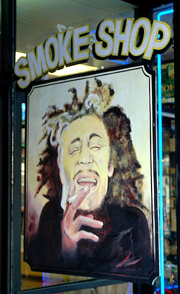 The Neon-Rimmed Smoker - Hollywood Boulevard