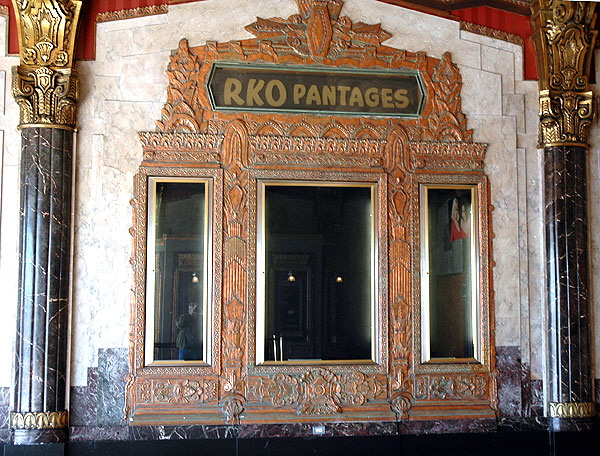 The Pantages Theater - 6233 Hollywood Boulevard - Marcus Priteca - restored exterior lobby  