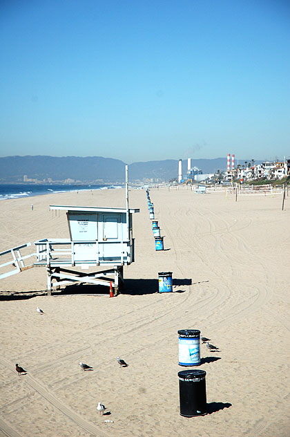 Manhattan Beach, California - looking north - late January 