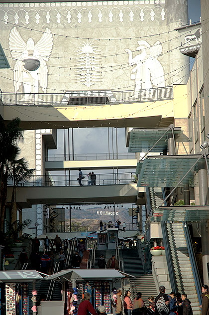 Hollywood and Highland  - mid-afternoon on the last day in January -