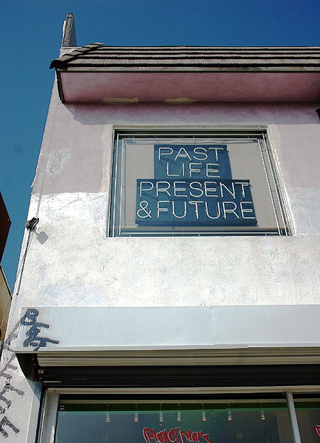 Window of psychic reader - Melrose Avenue, just south of Hollywood 