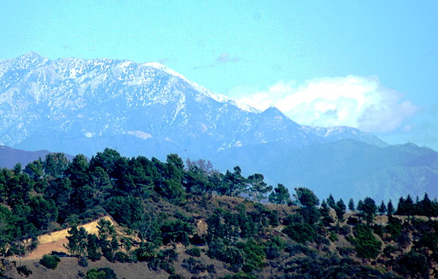 Winter Light - The view from Mulholland Drive, at the turn-out just above the Hollywood Bowl.