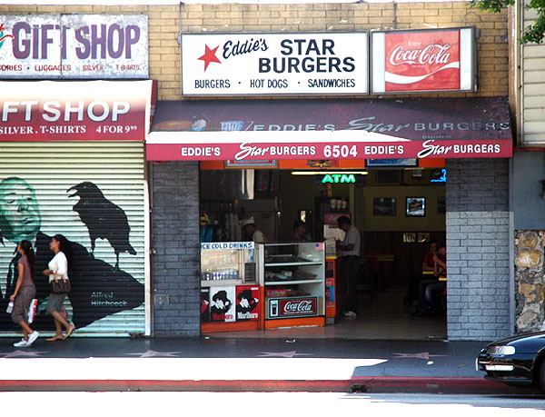 Across the street? Get your Star Burgers.